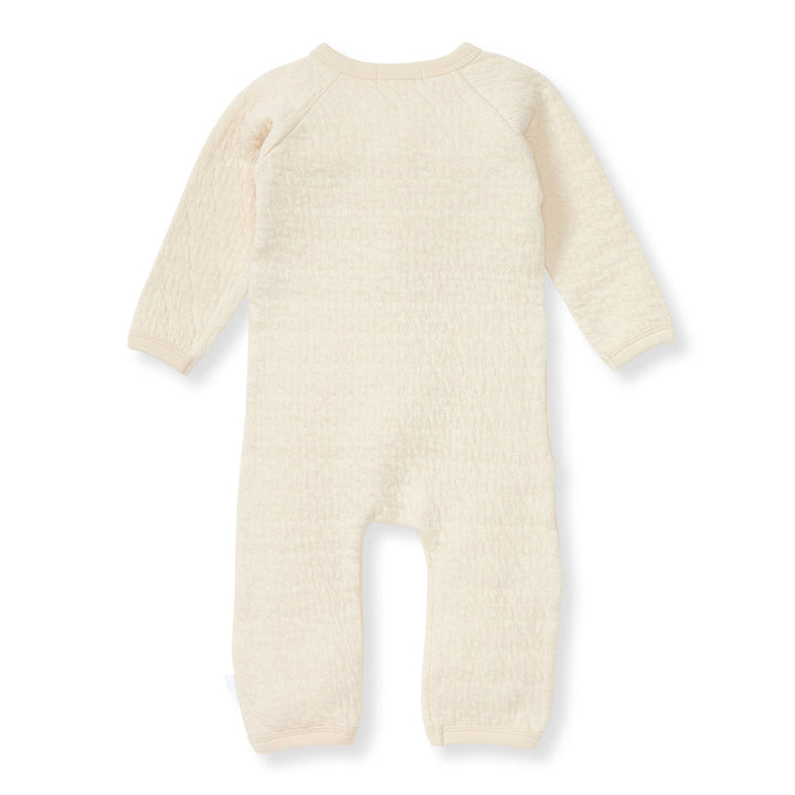 QUILTED WRAP FRONT JUMPSUIT