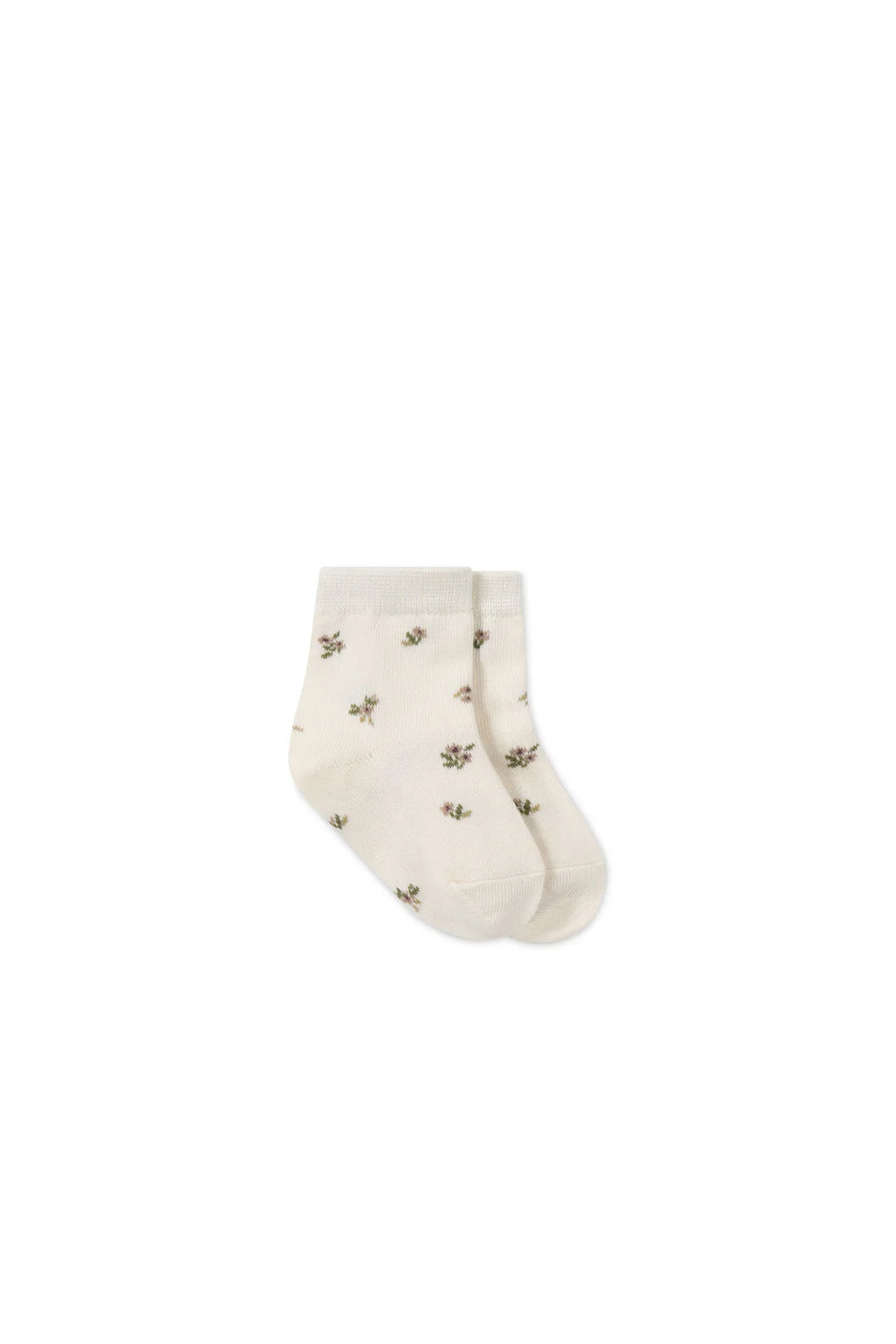 JACQUARD FLORAL SOCK