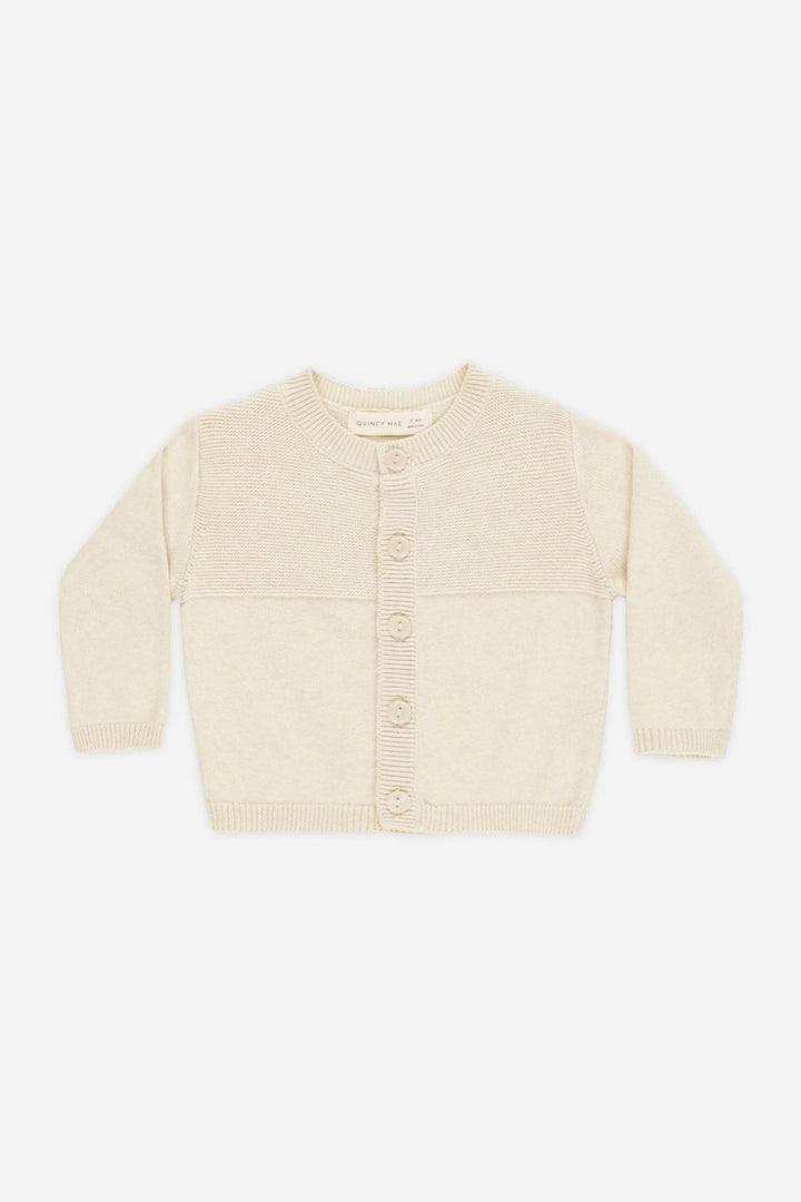 KNIT CARDIGAN - NATURAL