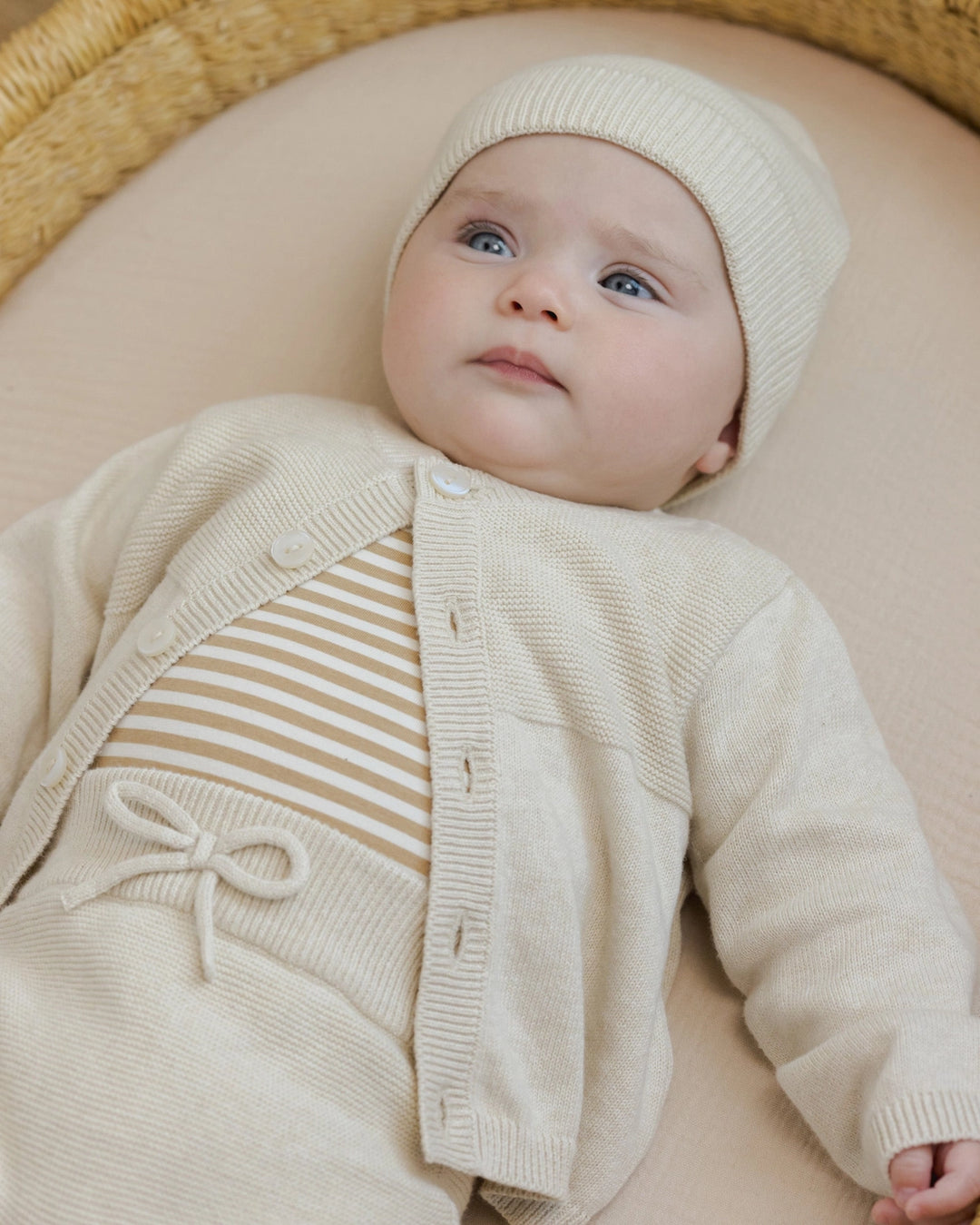 KNIT CARDIGAN - NATURAL