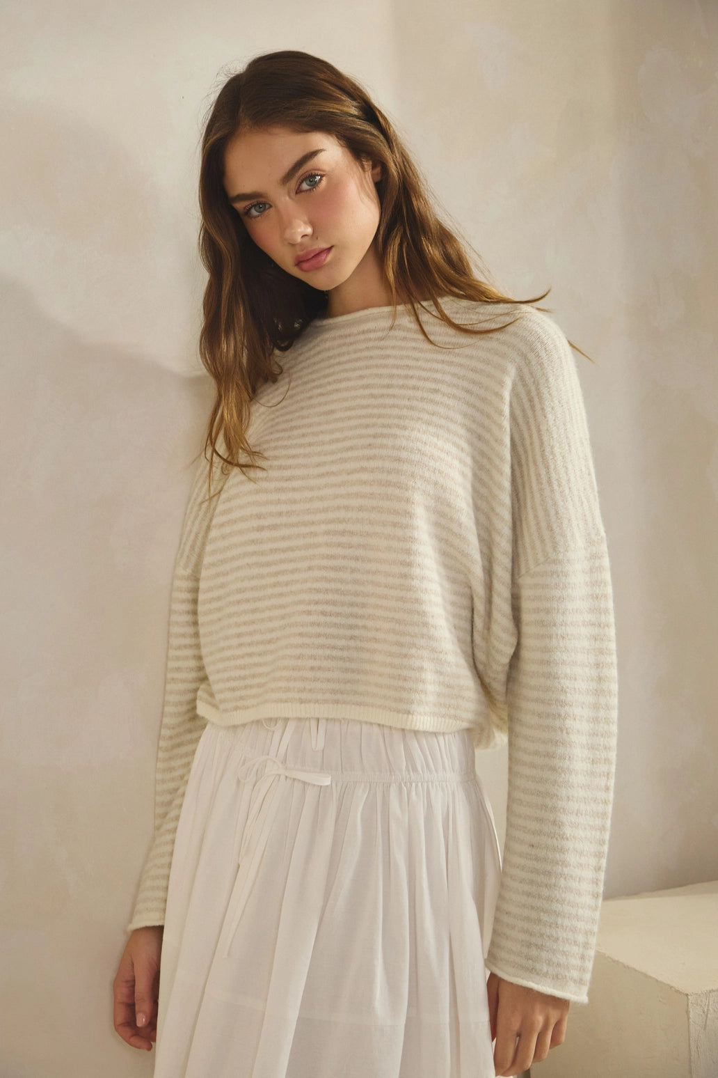 KEL STRIPED SWEATER