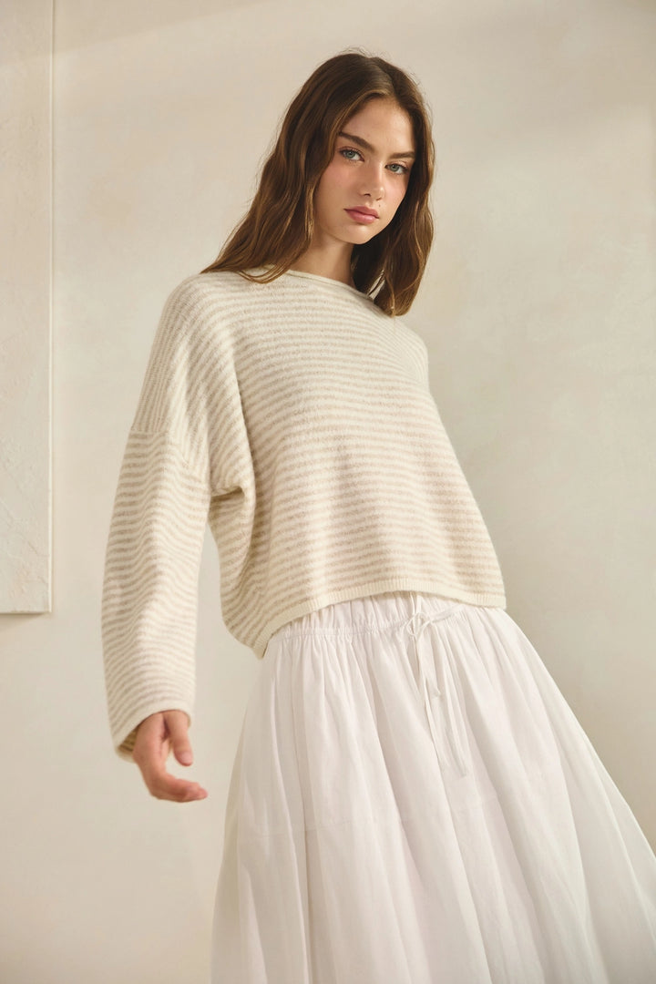 KEL STRIPED SWEATER