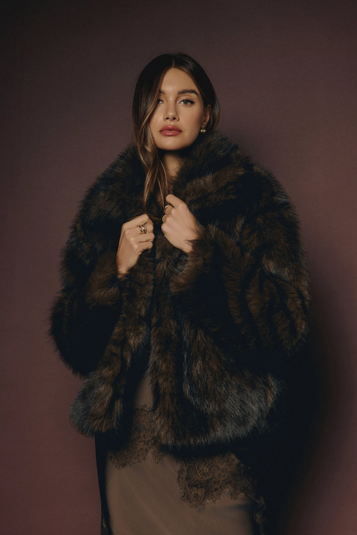 KIRA FAUX FUR JACKET