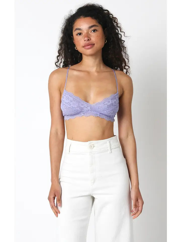 LACE BRALETTE - VIOLET