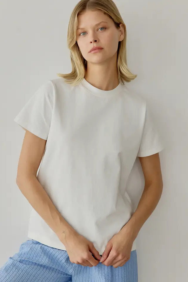 LANIE LONG TOP - WHITE