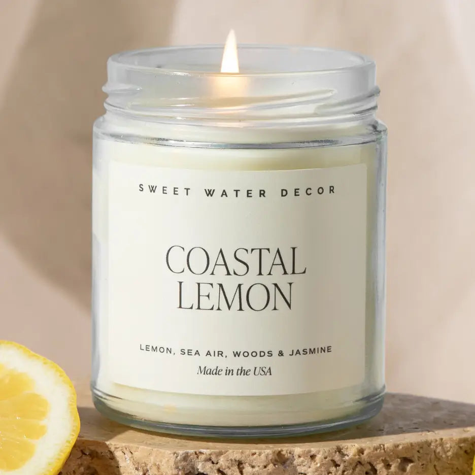 COASTAL LEMON 9 OZ CANDLE
