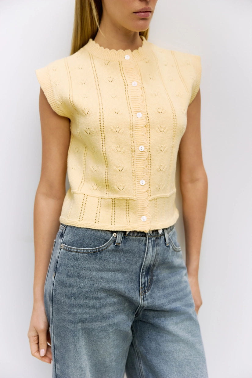 LINDA VEST - YELLOW