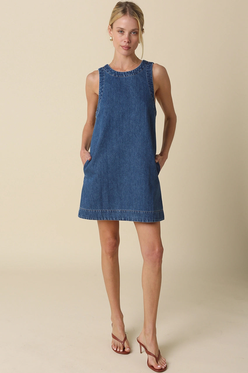 LIVIA OPEN BACK DRESS