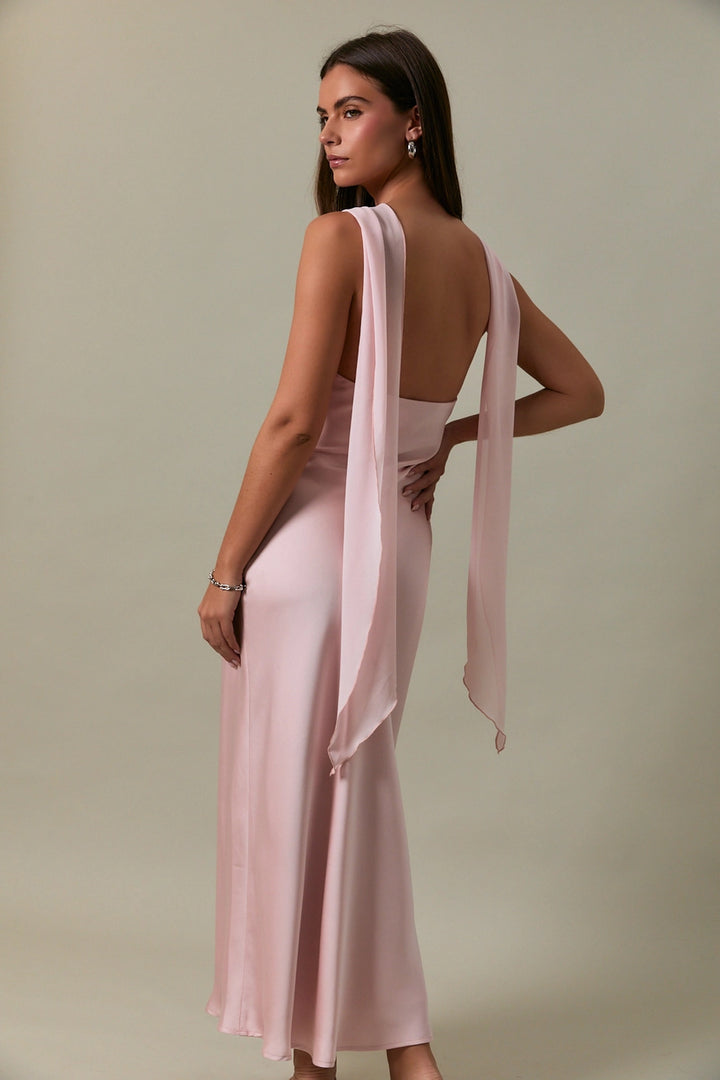 LOLA SCARVED DRESS