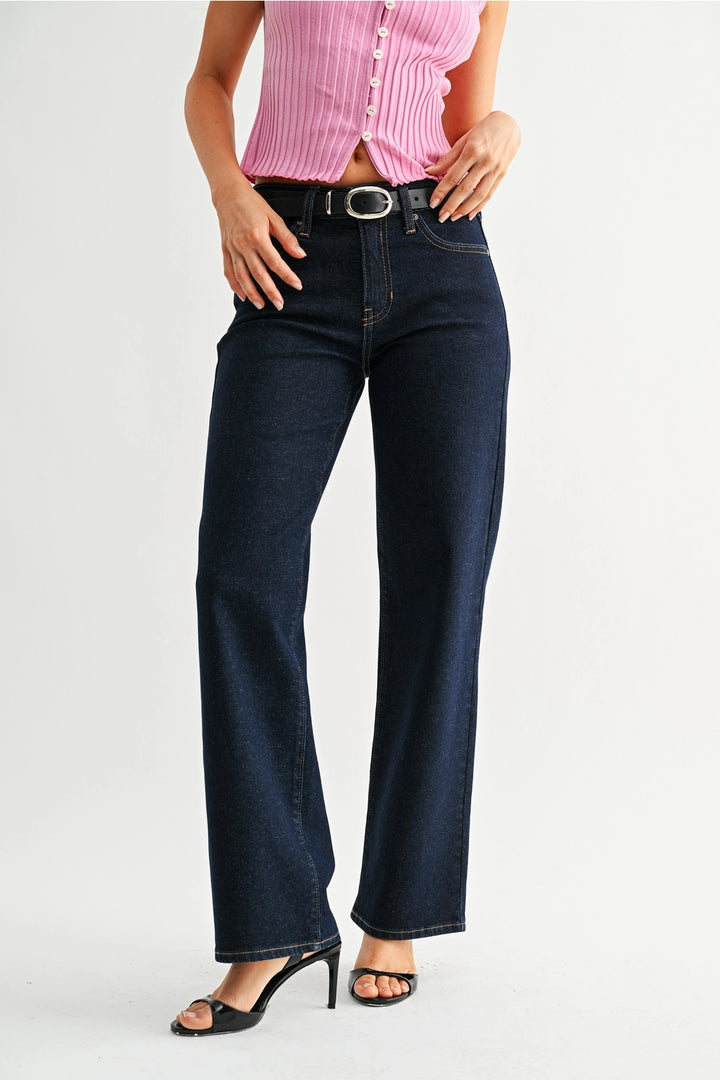LOOSE LOW RISE STRETCH JEAN