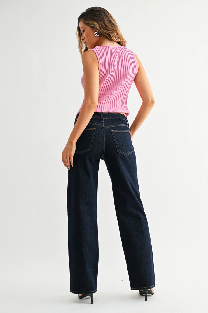 LOOSE LOW RISE STRETCH JEAN