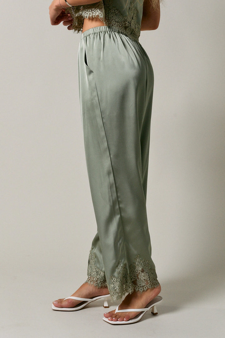 LOTTIE PANT - DUSTY BLUE