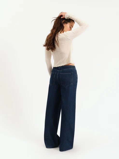 MADISON WIDE LEG JEAN - MOONLIGHT RINSE