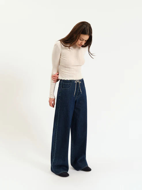 MADISON WIDE LEG JEAN - MOONLIGHT RINSE