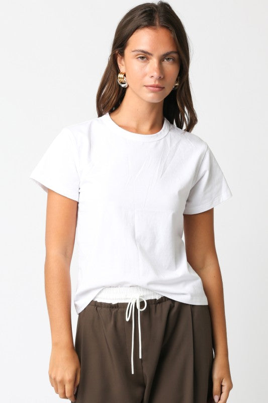 MAIA CLASSIC CREWNECK TEE