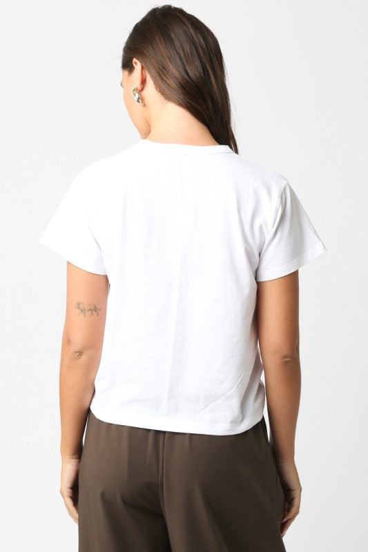 MAIA CLASSIC CREWNECK TEE
