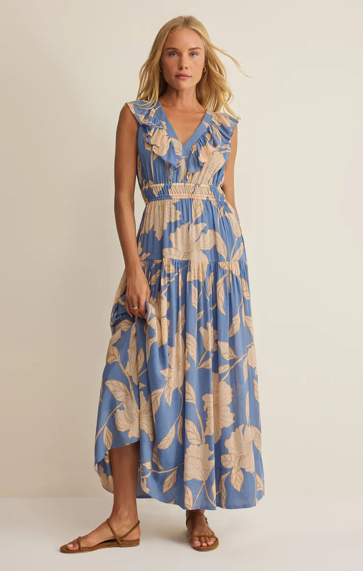 MALENE FLORAL MAXI DRESS