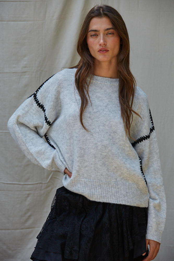 MANON WHIPSTITCH SWEATER