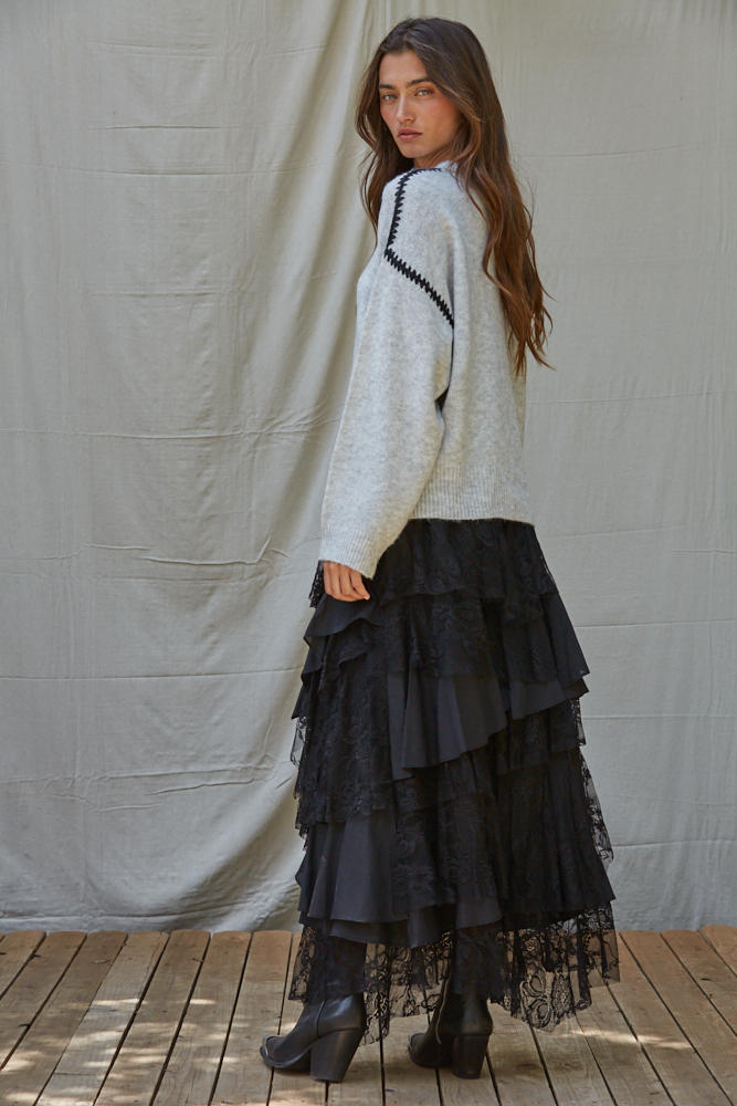 MANON WHIPSTITCH SWEATER