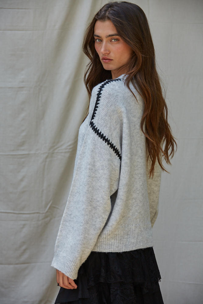MANON WHIPSTITCH SWEATER