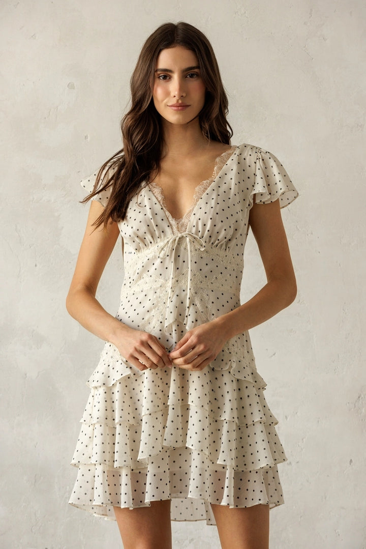 MEG MINI DRESS - DOTS