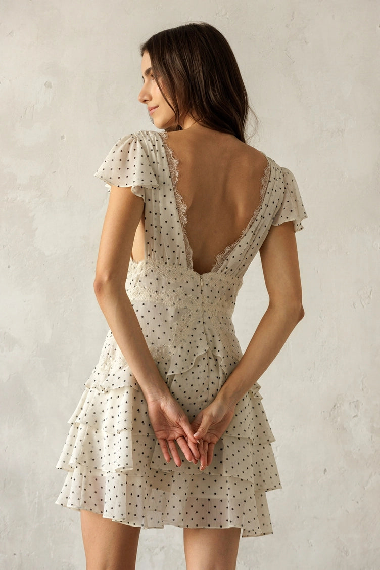 MEG MINI DRESS - DOTS