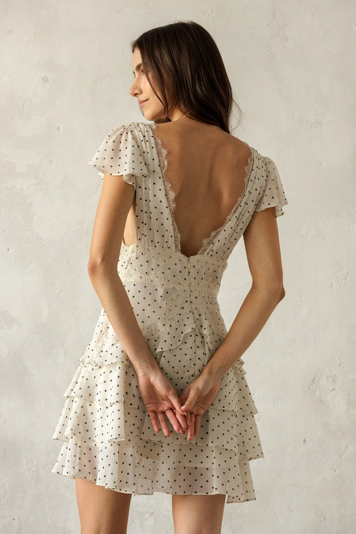 MEG MINI DRESS - DOTS