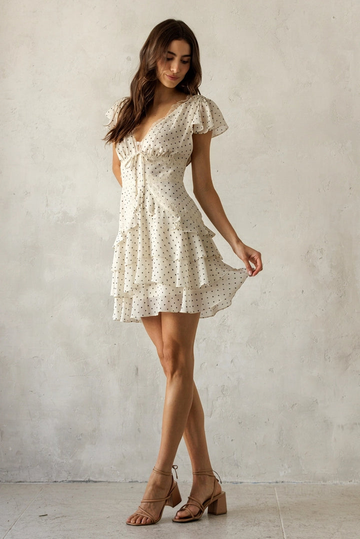 MEG MINI DRESS - DOTS