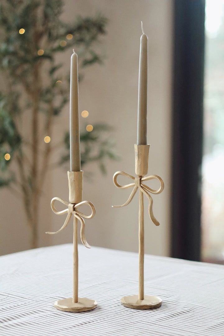 BOW FORGED CANDLESTICK - MEDIUM