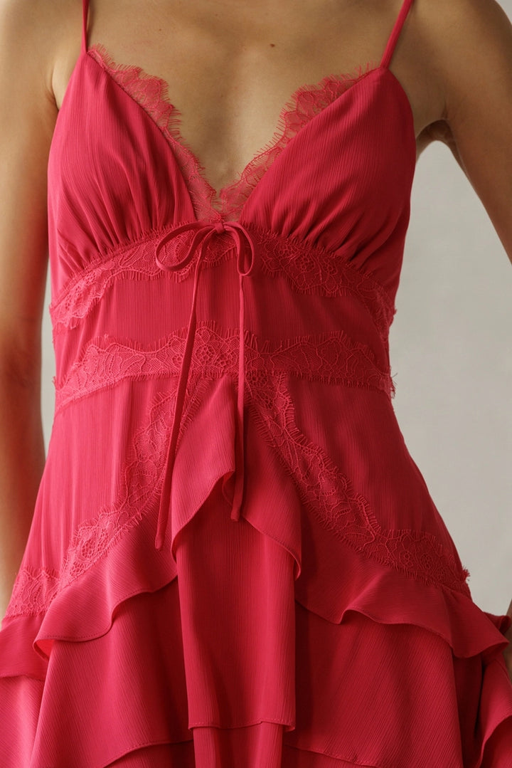 MEG RUFFLED DRESS