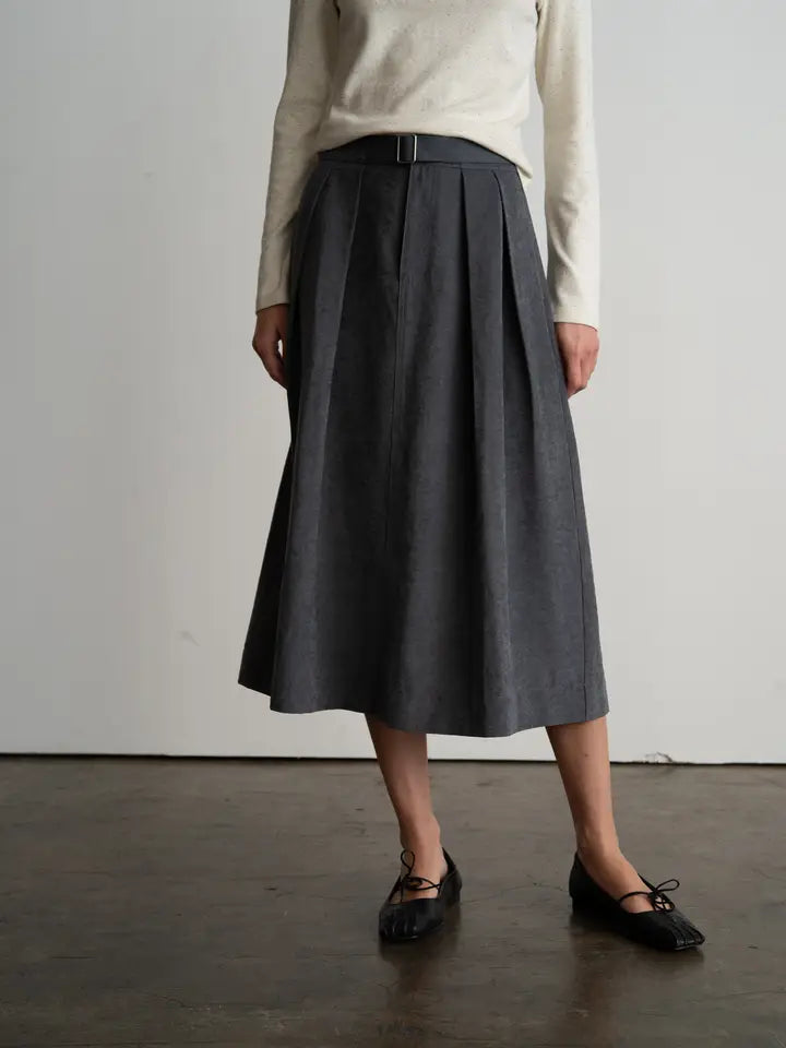 MEL SUEDED SKIRT