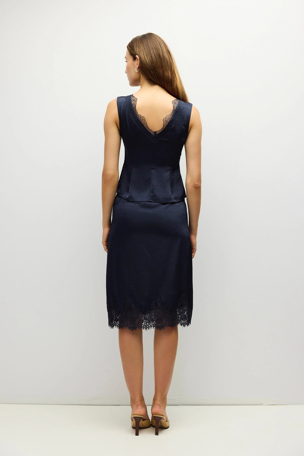 MINA TOP - NAVY