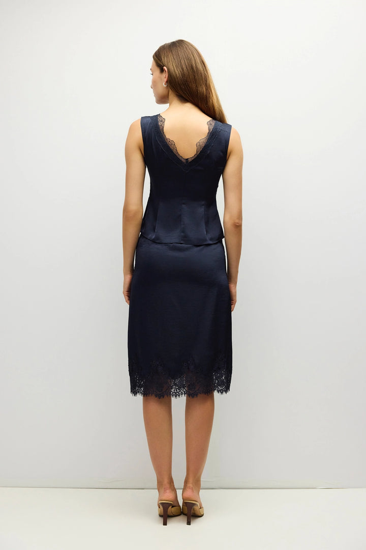 MINA TOP - NAVY