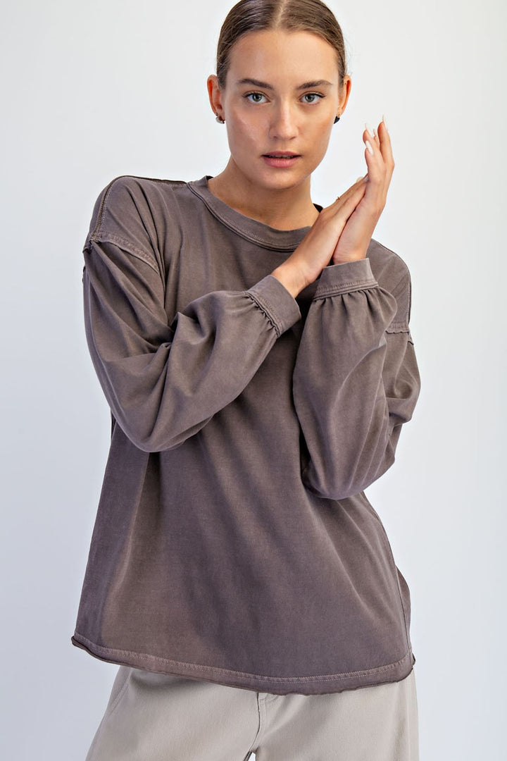 GARMENT DYE LONG SLEEVE