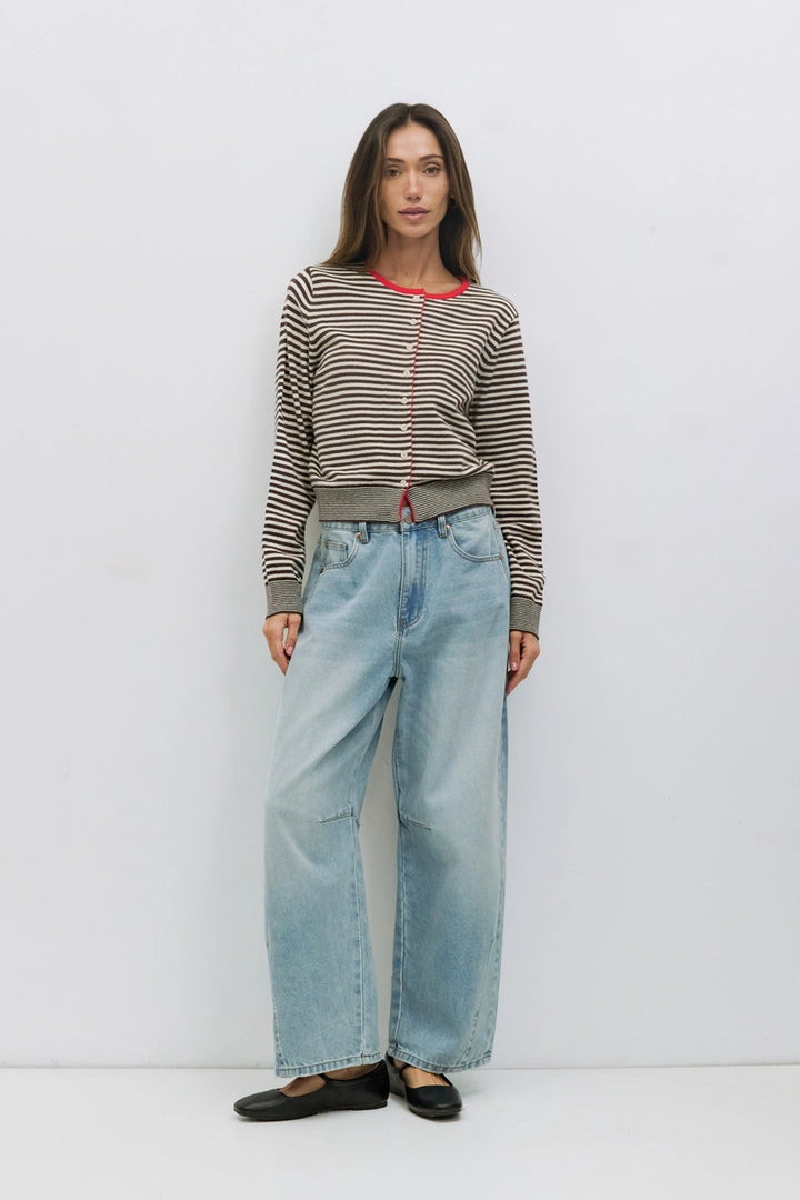 MONTANA CARDIGAN - BROWN