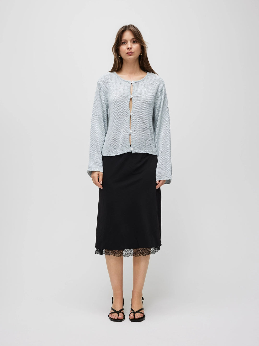 MORGAN CARDIGAN - BLUE