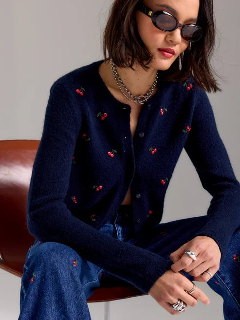 MUSE CARDIGAN - CHERRIES
