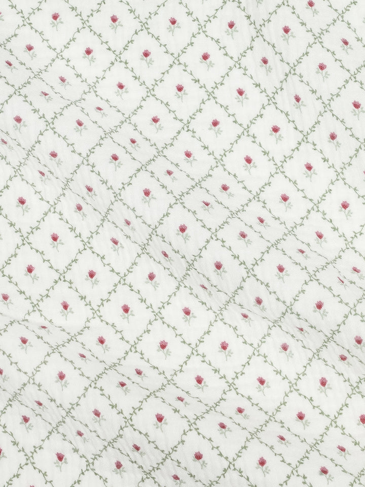 MUSLIN SWADDLE - HEDGE FLORAL