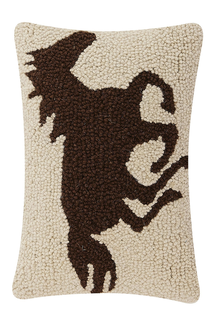 RACEHORSE SILHOUETTE PILLOW