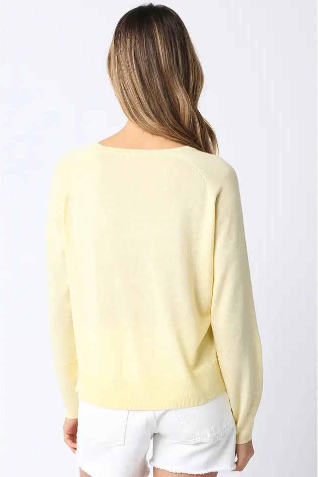 NATALIE SWEATSHIRT - YELLOW