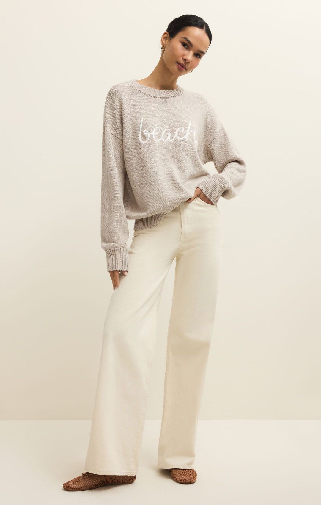 BOYFRIEND BEACH SWEATER
