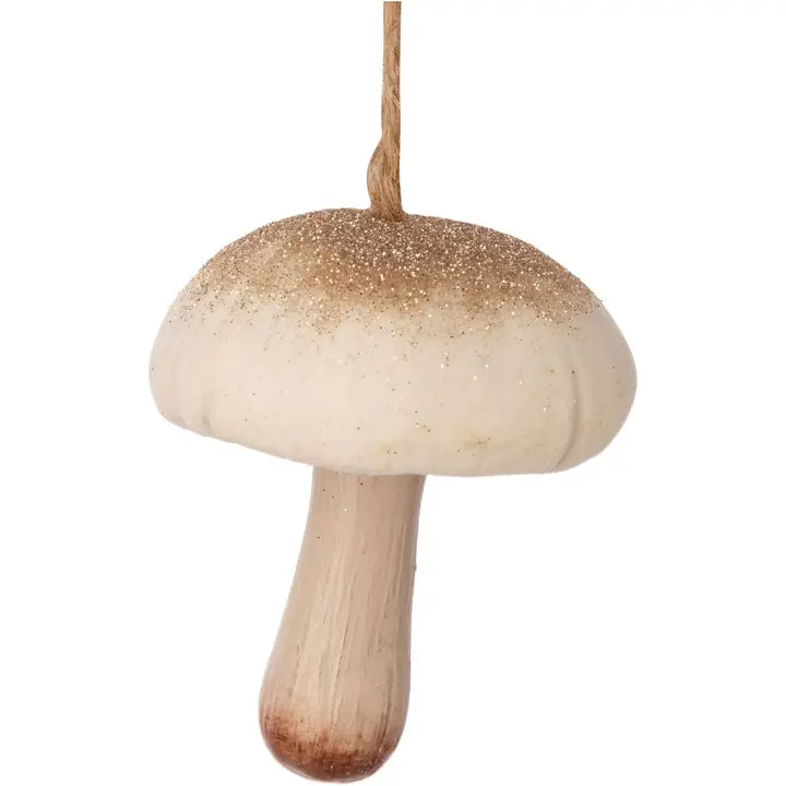 GLITTER MUSHROOM ORNAMENT