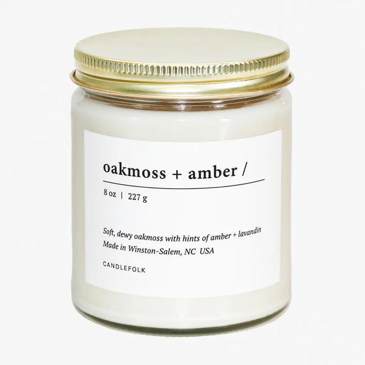 OAKMOSS + AMBER CANDLE
