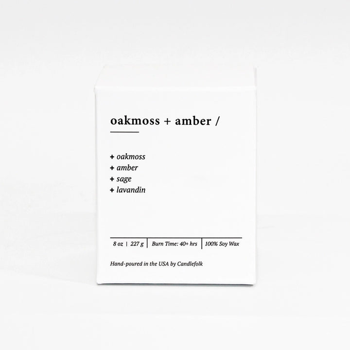 OAKMOSS + AMBER CANDLE