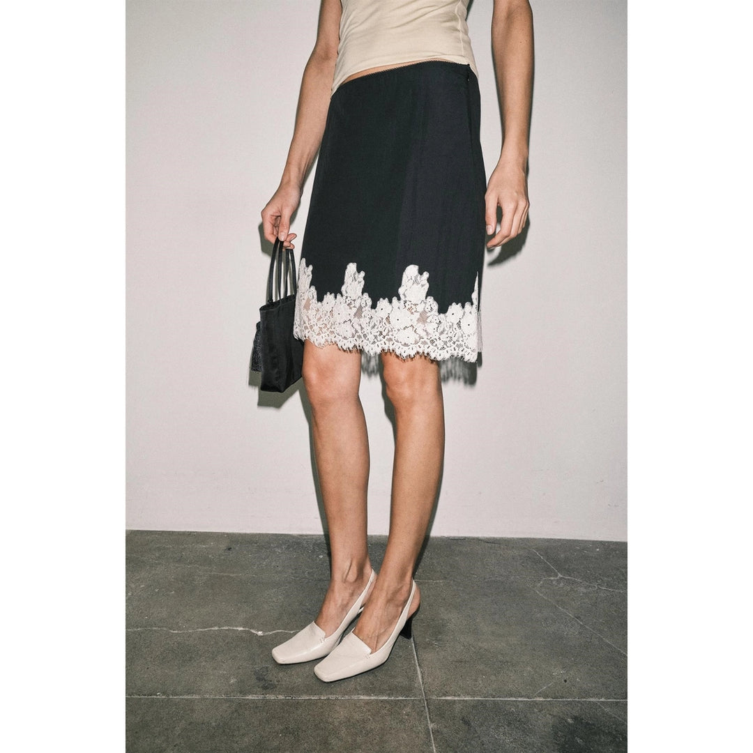 ODETTE LACE TRIM SKIRT