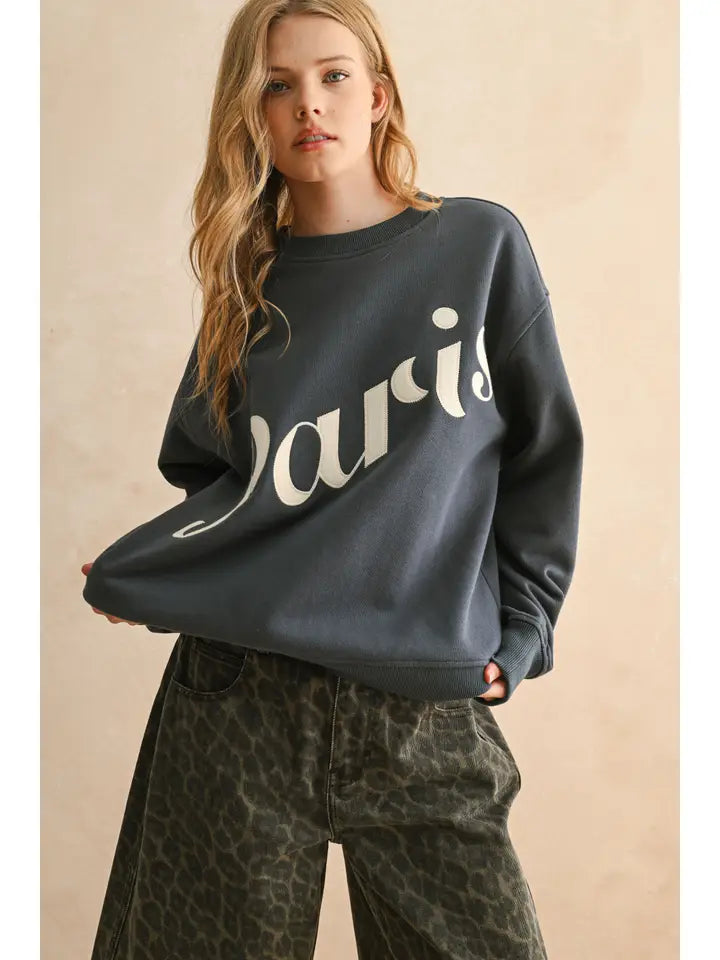 PARIS CREWNECK