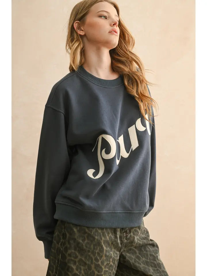 PARIS CREWNECK
