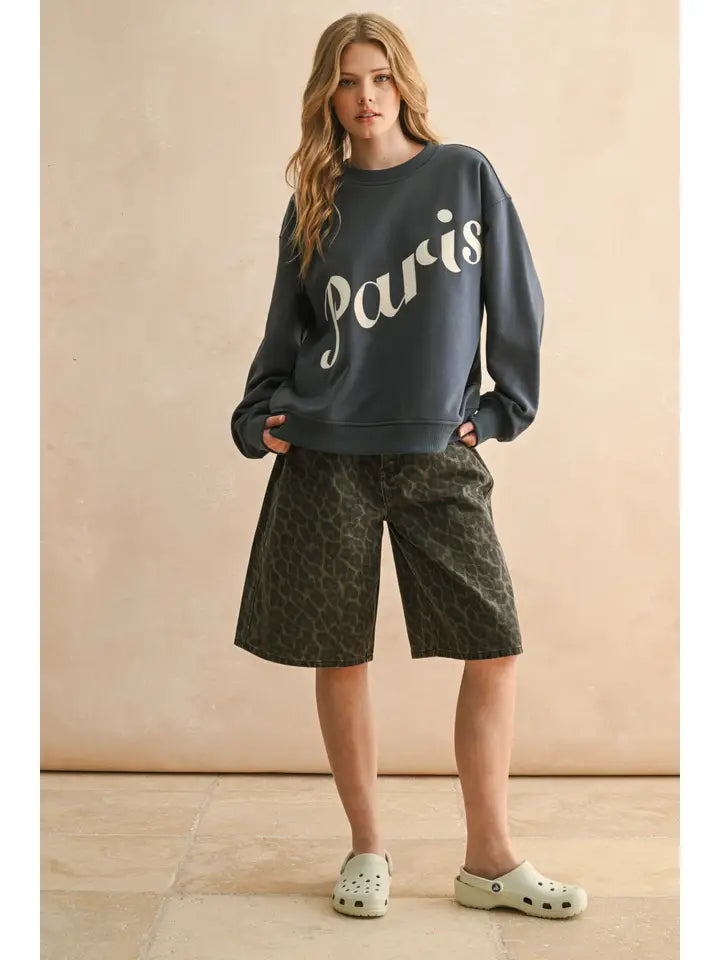 PARIS CREWNECK