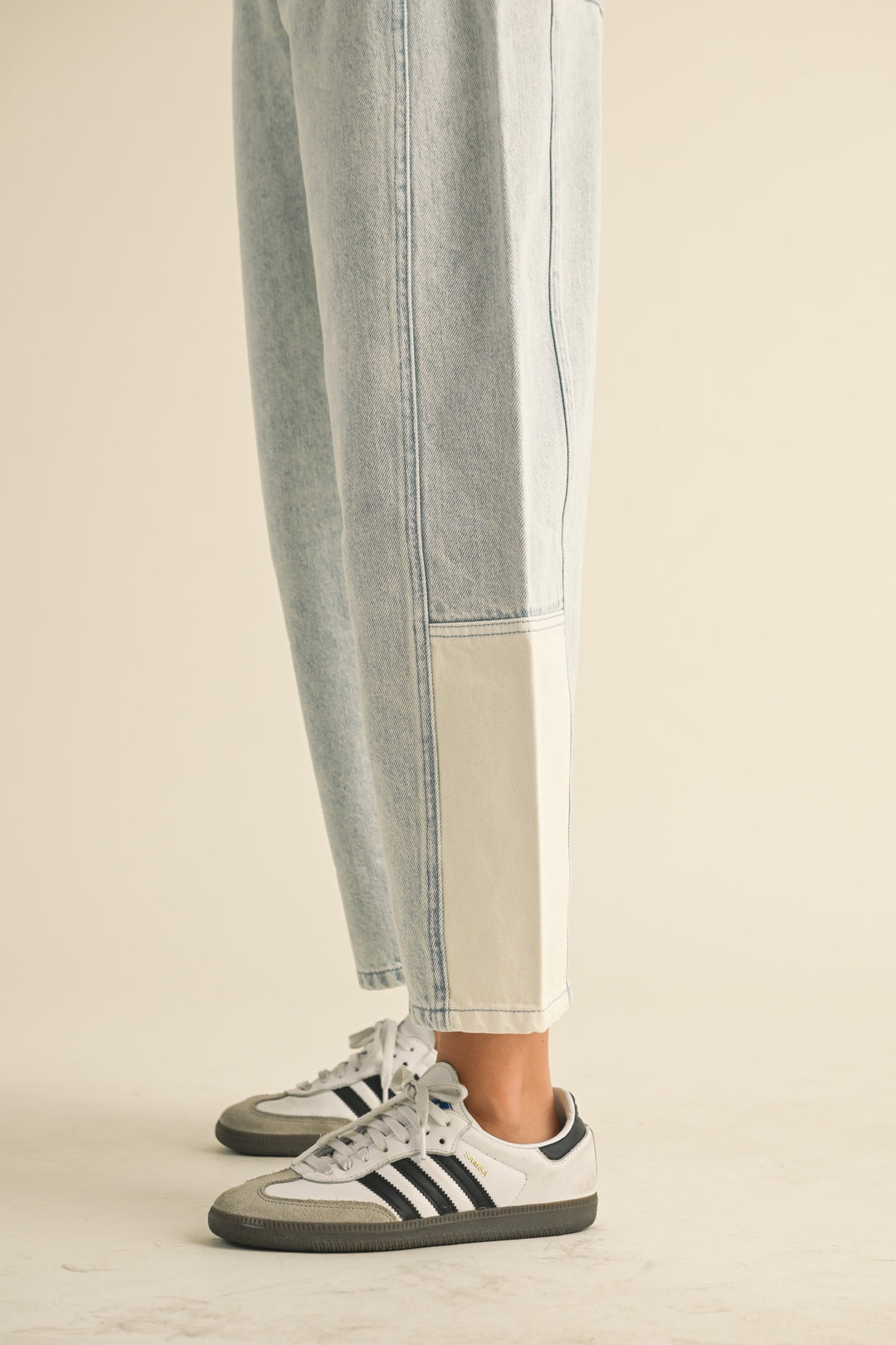 ELIO PATCH BARREL JEAN