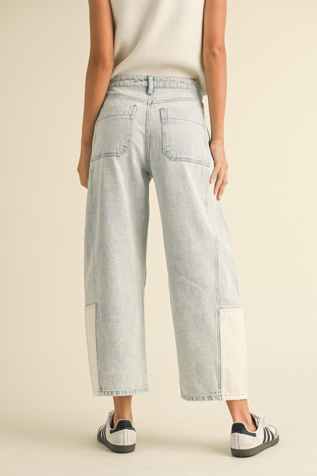 ELIO PATCH BARREL JEAN